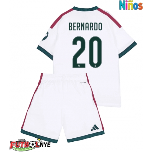 Camiseta Real Madrid Bernardo Silva #20 Primera Equipación para niños 2026-27 manga corta (+ pantalones cortos)